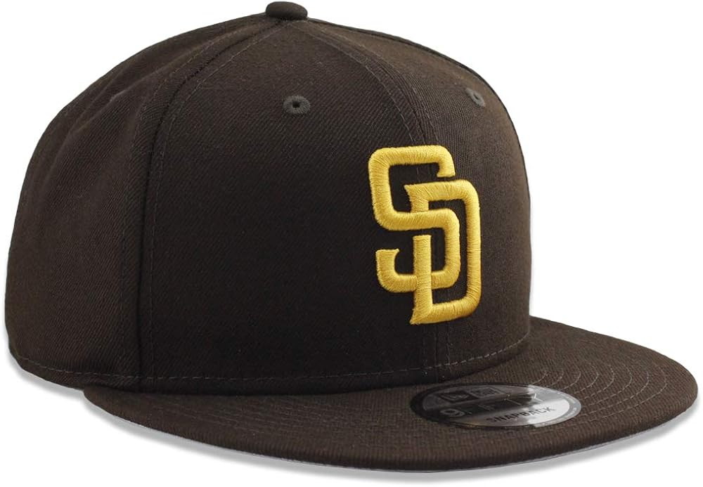 New Era San Diego Padres Basic 9FIFTY Snapback Brown : Clothing