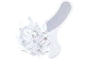 LA MIERE Triple Tray Side-Less Posterior Bite Registration Tray, Disposable Rigid Plastic Frame, White 50/ Bag