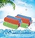 Frontoper 10 Packs Cooling Towel, Super Sweat-Absorbent Sports Towel for Sports, Workout, Fitness, Gym,Yoga, Pilates, Travel,Camping,Running,Training,Driving, Cycling & Other Sports