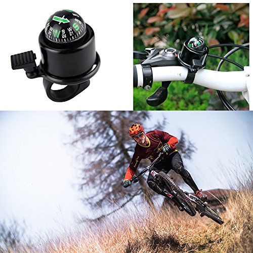 Aluminum Alloy Bicycle Bike Bell Ring Horn Accessories, Bike Bell for Adults Youth Kids MTB Bicycle Cycling Handlebar Bell Ring Horns for Riding Travel Hiking Camping Backpacking - Thumbnail 6