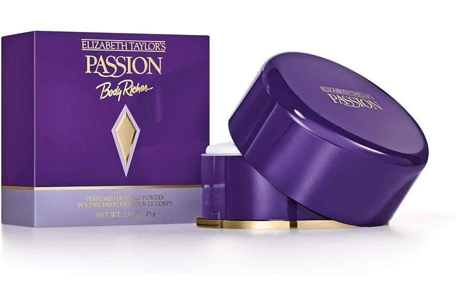 Body Powder for Women by Elizabeth Taylor, Passion, Fragrance Dusting Powder, 2.6 Oz