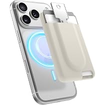 Elago Porte-Cartes Magnétique 2 Cartes + Clé Compatible MagSafe IPhone 16/15/14/13/12 - Silicone Noir Durable