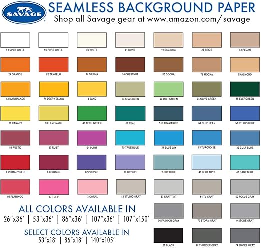 Savage Seamless Paper Photography 