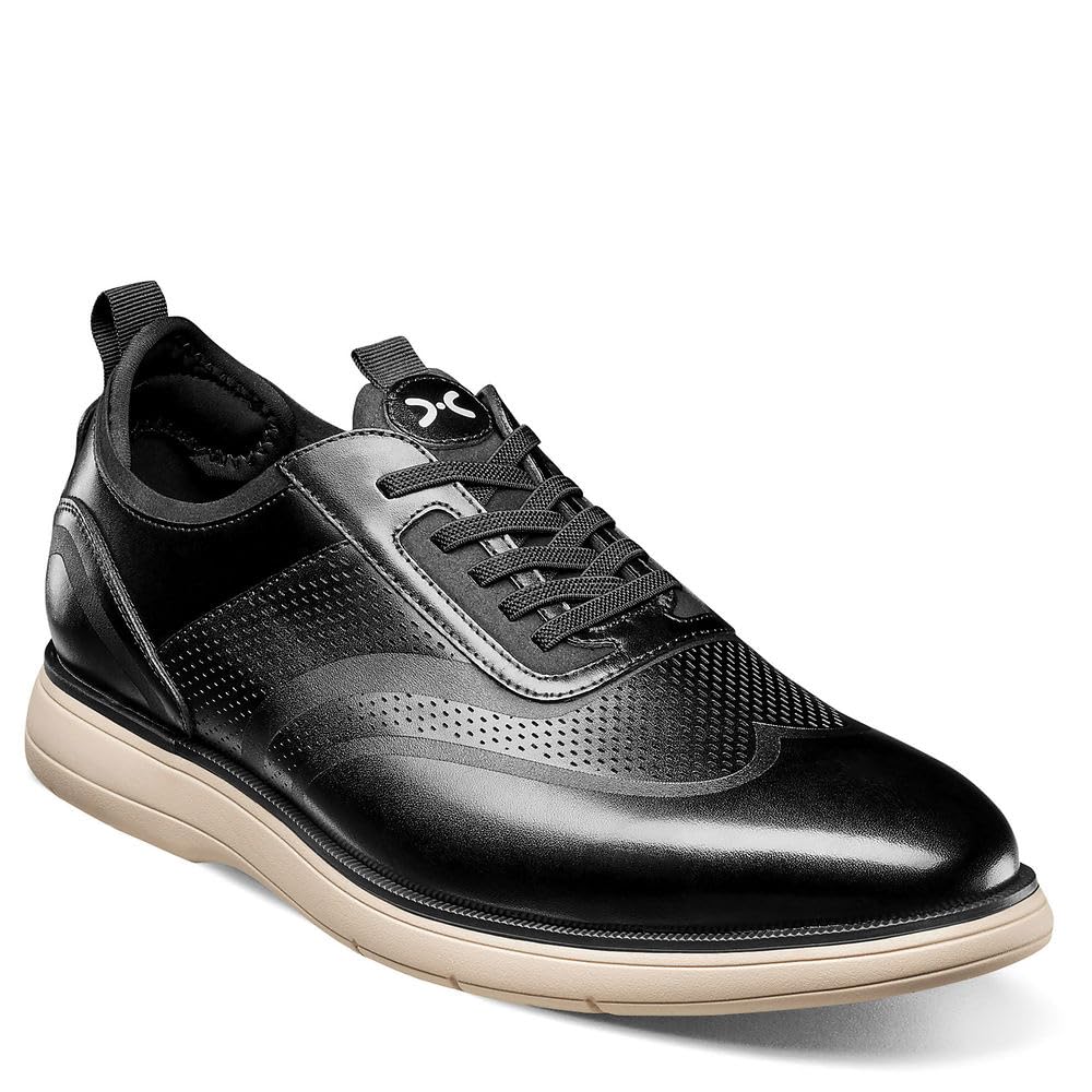Stacy Adams - Macarthur Wingtip Oxford - Black Smooth - 25489-005