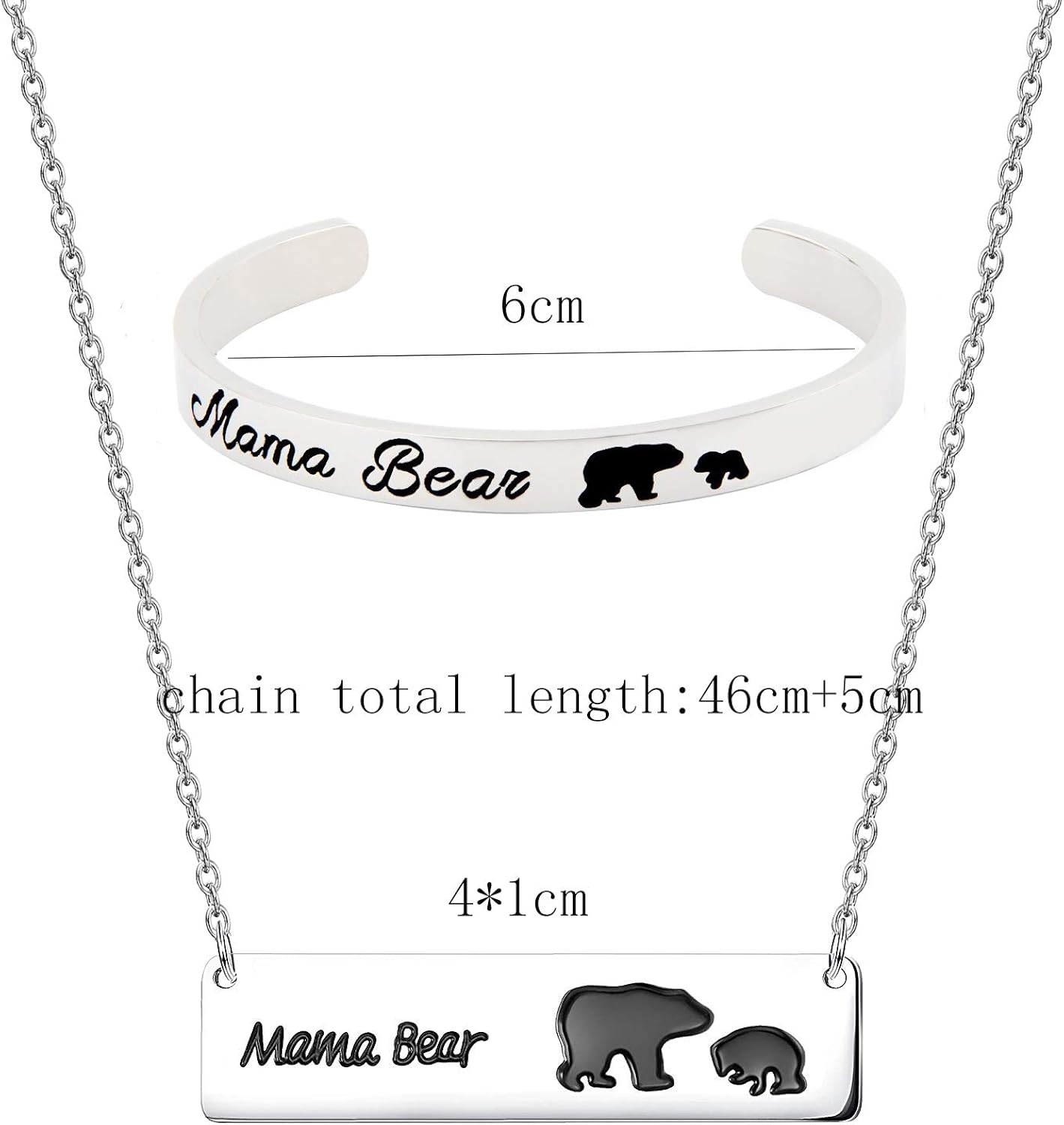 mama bear bracelet set