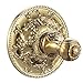 APL-6313 Exquisite Carved Bathroom Accessories, Solid Brass Base Toilet Brush Holder , Gold