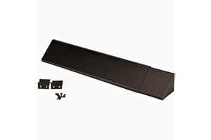 Americangaslogs Black Adjustable Fireplace Hood for 28 to 48" Harmony Burners Fireplace Hood Heat Shield （Patent Applied）