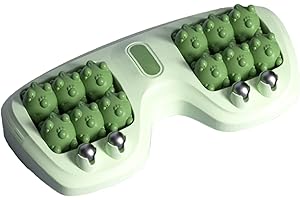 Airniese Portable Dual Foot Massage Roller,3-In-1 Acupressure Massage,Deep Tissue Pressure Relief And Improved Circulation,Su