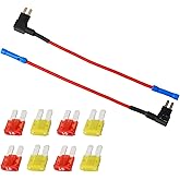 Micro2 Blade Fuse Holder Fuse with 10A, 20A Fuse - Tap 12V Car Add-a-circuit Fuse TAP Adapter with Micro2 Blade Fuse （2 sets）