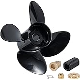 YOUNG PROPS 48-8M0084495 14 x 19 Boat Propeller for Mercury 135-300HP | Aluminum Boat Propeller for Mercruiser Alpha &amp;Bravo ONE 4 Blades 15Spline Tooth RH Hub Kits Included
