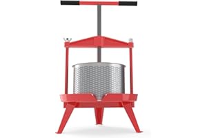 EJWOX 2.38 Gallon Heavy-duty Cross-beam Stainless Steel Fruit and Wine Press