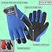 Kids Stretch Work Gloves with Synthetic Leather Palm, Fits Youth Ages 5-8 (Wells Lamont 7700Y)