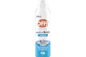 OFF! Insect Repellent Aerosol for Adults & Kids, Fragrance-Free Bug Spray for Everyday Protection from Mosquitoes and Ticks, 5 oz