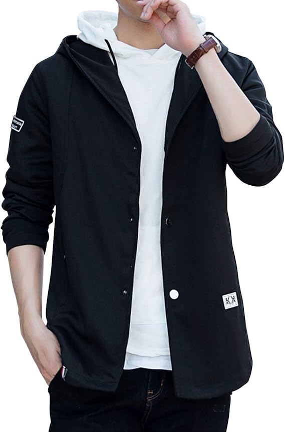 Amazon Wonderbabe ジャケット メンズ ニットジャケット カジュアル 大きいサイズ 長袖 ニットコート フード付き 春秋冬 男性ファッション 3色 M Xl コート ジャケット 通販