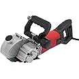 Electric Wall Chaser Concrete Cutter Groove Cutting Machine For Brick Grooving Slotting Groover Power Masonry Saw With 5 Saw Tool Granite Marble Grooves 36Mm 7000Rpm 1800W (Black Red)