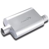 Floshine Universal Performance Muffler - Dual Chamber 2.75" Inlet/Outlet, Aluminized Steel - View #7