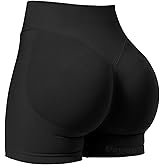 VOYJOY Women Workout Impact Shorts 2.5"/ 3.6"/ 4.5"/ 6" Scrunch Butt Lifting Gym Seamless Booty Biker Shorts