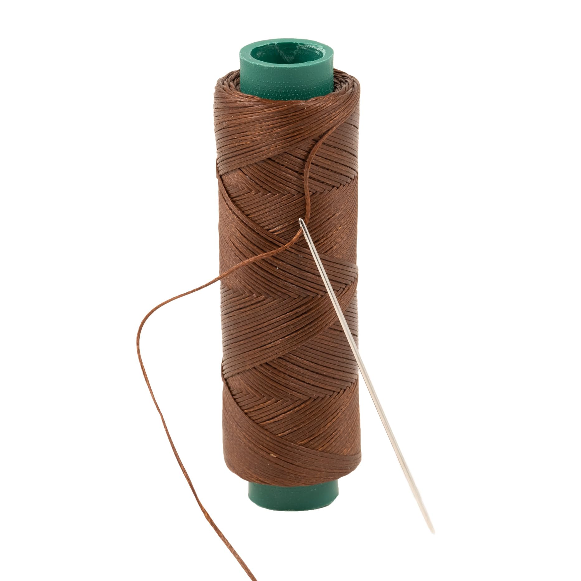 Shelver Waxed Thread, 1mm Thick Strong Thread for Leather, Heavy Fabrics, Upholstery, Shoes, Bags, DIY, Repairs (Brown 111)