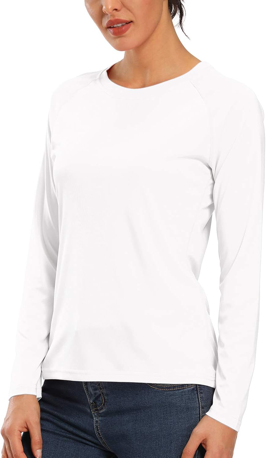 long sleeve upf running shirt