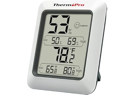 ThermoPro TP50 Digital Hygrometer Indoor Thermo...