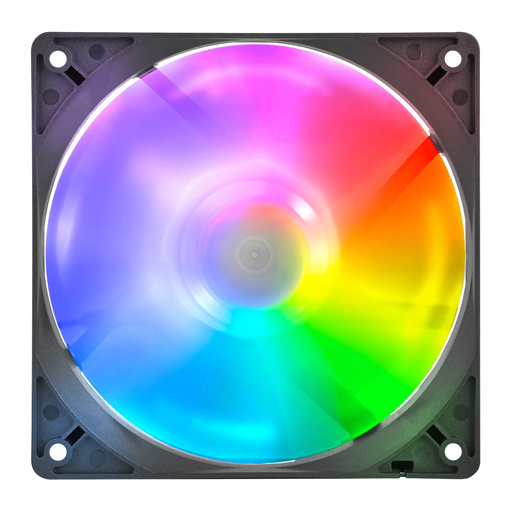 Antec 120mm Case Fan, RGB Case Fans, Addressable RGB, PC Fan High Performance, 3pin ARGB, P12