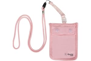 Boxiki Travel Hidden Money Belt for Men & Women - RFID Blocking Waist Pack for Passport, Wallet & Phone - Safe and Secure for Travel