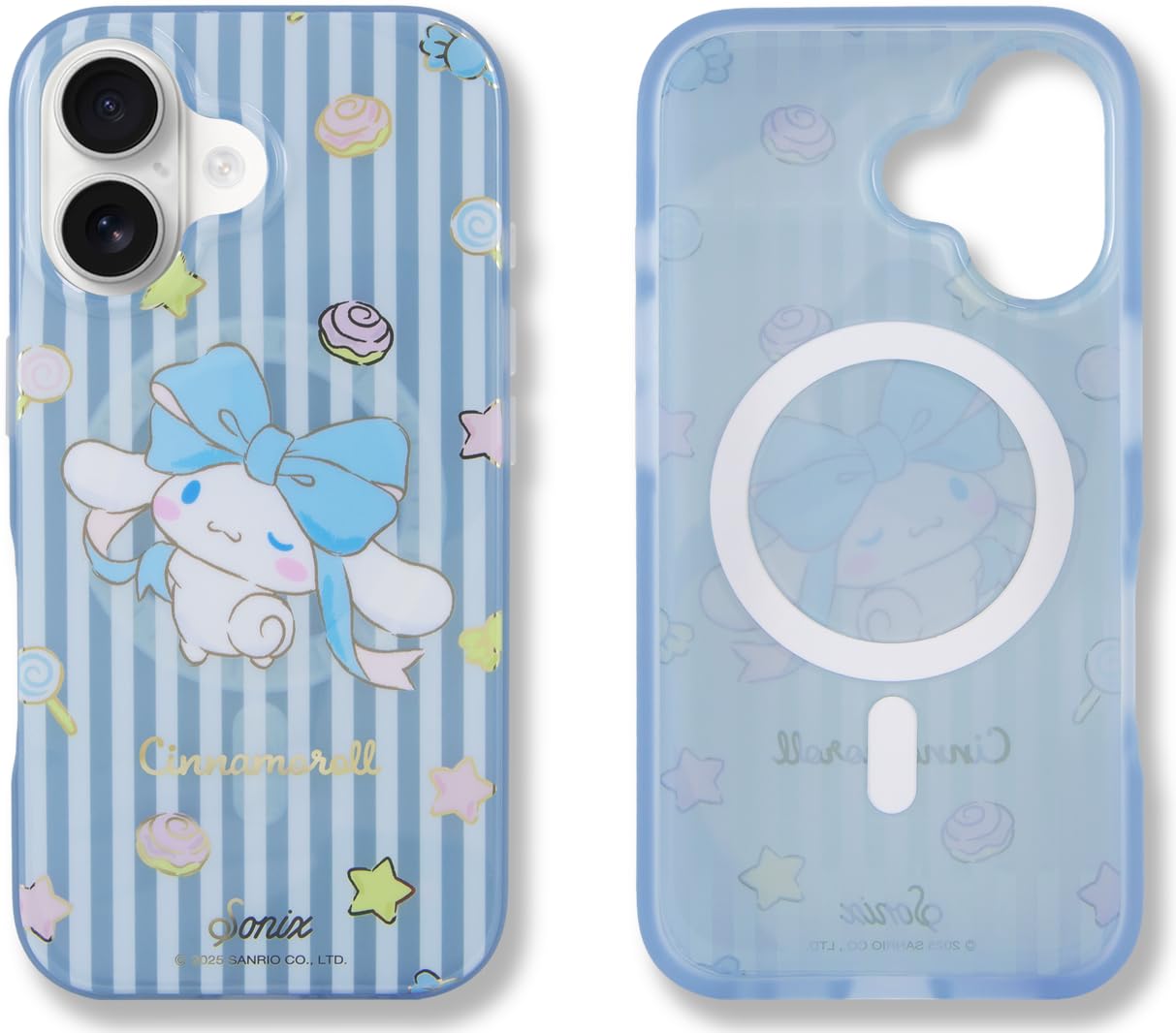 Sonix x Sanrio Phone Case for iPhone 16 | Compatible with MagSafe | 10ft Drop Tested | Cinnamoroll Lovely Ribbons
