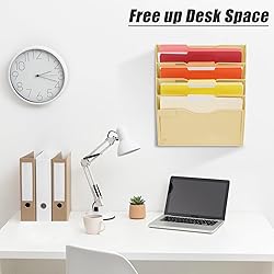 EASEPRES 5 Pocket Mesh Hanging Wall File