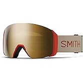 SMITH 4D MAG Snow Goggles – Adult Ski & Snowboarding Goggles with Sun Lens & BirdsEye Vision – for Men & Women
