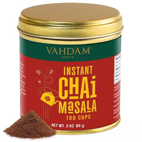 VAHDAM INSTANT CHAI TEA (3OZ/85G) – TRADITIONAL MASALA...