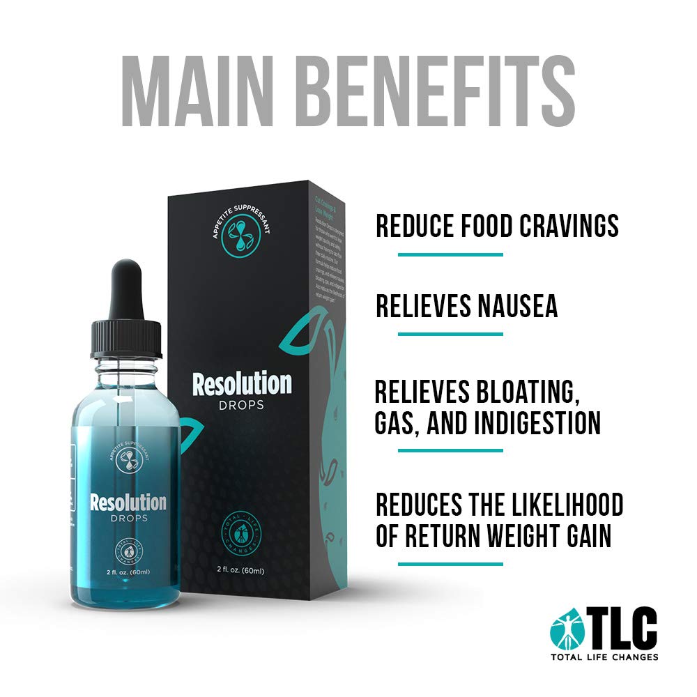 TLC Resolution Drops for Weight Loss Effective Appetite Suppressant