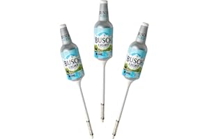 Southern Bell Brands Busch Light Fishing Bobbers – Official Licensed Beer Bottle Floats for Bass, Trout & Freshwater Fishing