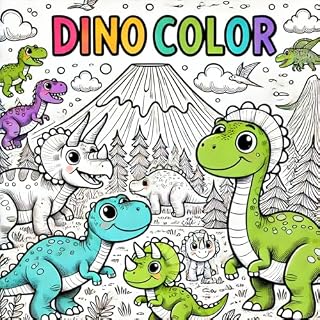 Livro DINO COLOR: DESENHOS PARA COLORIR