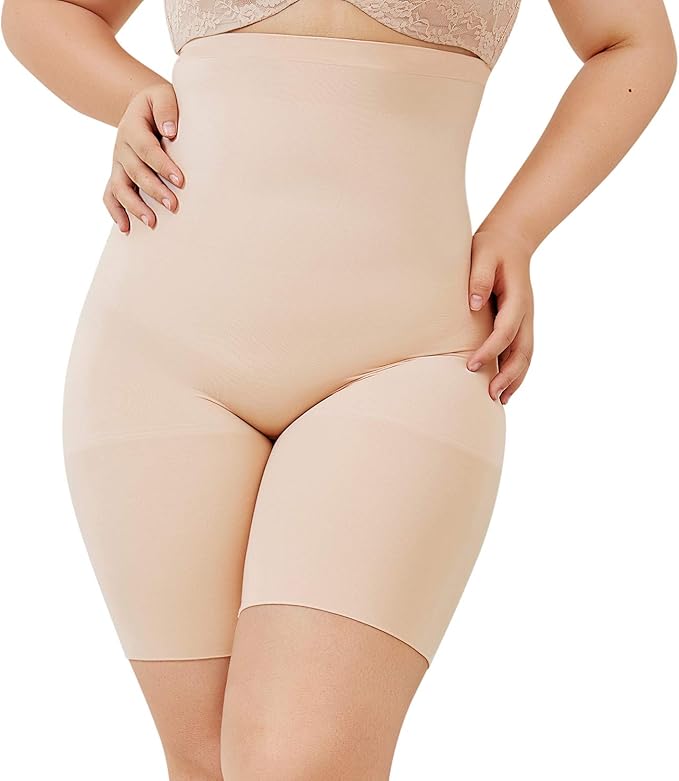 Delimira Women S Plus Size High Waist Control Panties Shapewear