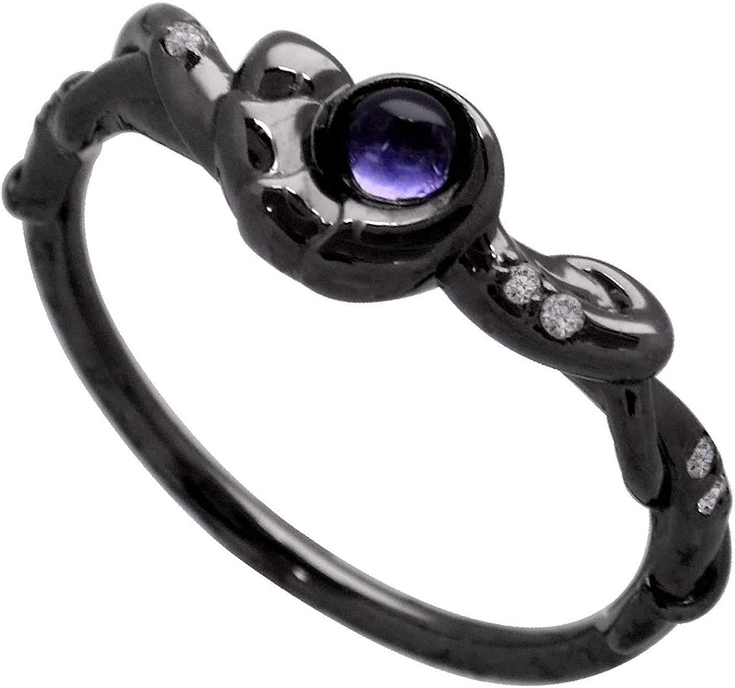 Amazon ディズニー Disney Villains ディズニーヴィランズ リトルマーメイド アースラ アメジスト ホワイトトパーズ リング 7 15号 13号 リング 通販