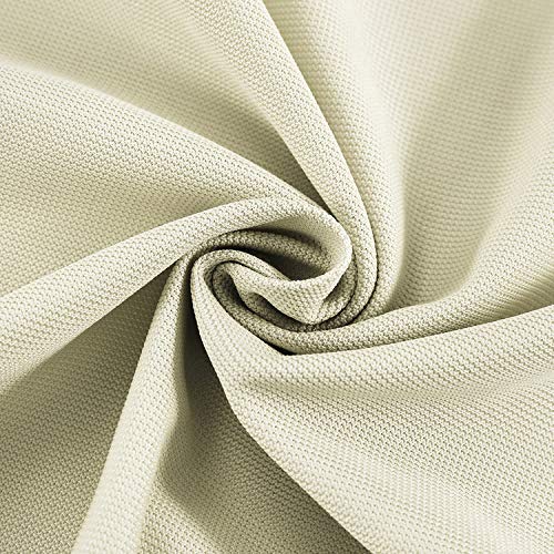 cololeaf 5ft Wide x 7ft Tall Pinch Pleated Hanging for Hospital Medical Clinic SPA Lab Cubicle Curtain Divider Privacy Screen, in Beige Customizable