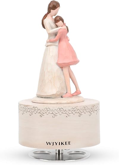 WJYIKEE Music Box Mum Gifts Daughter Gift from Mother Funny Sculpted Figure