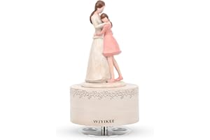 WJYIKEE Music Box Mom Gifts,Gifts for Mom from Daughter,Daughter Gift from Mother,Funny Sculpted Musical Figure Gifts,Mother'
