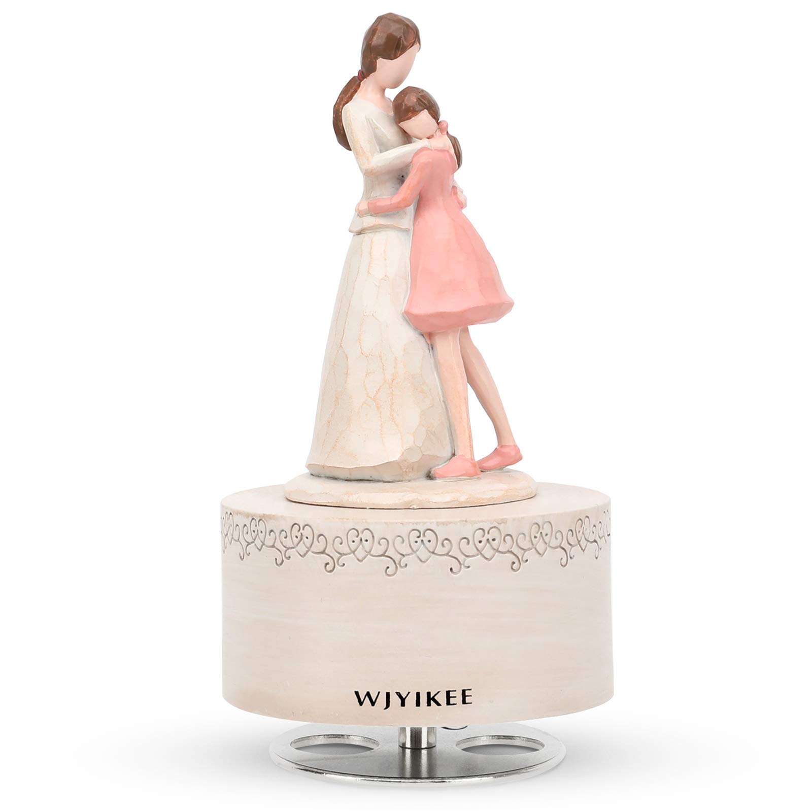 WJYIKEE Music Box Mum Gifts,Gifts for Mum from Daughter,Daughter Gift from Mother,Funny Sculpted Musical Figure Gifts,Mother's Day,Birthday Gifts for Mum and Daughter
