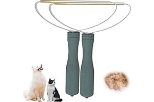 2Pack Seagreen Rug Rake for Carpets &Special Multi Fabric Edge and Carpet Rake by LINTPLUS, Dog and Cat Hair Remover for Rugs, Couch&Pet Towers