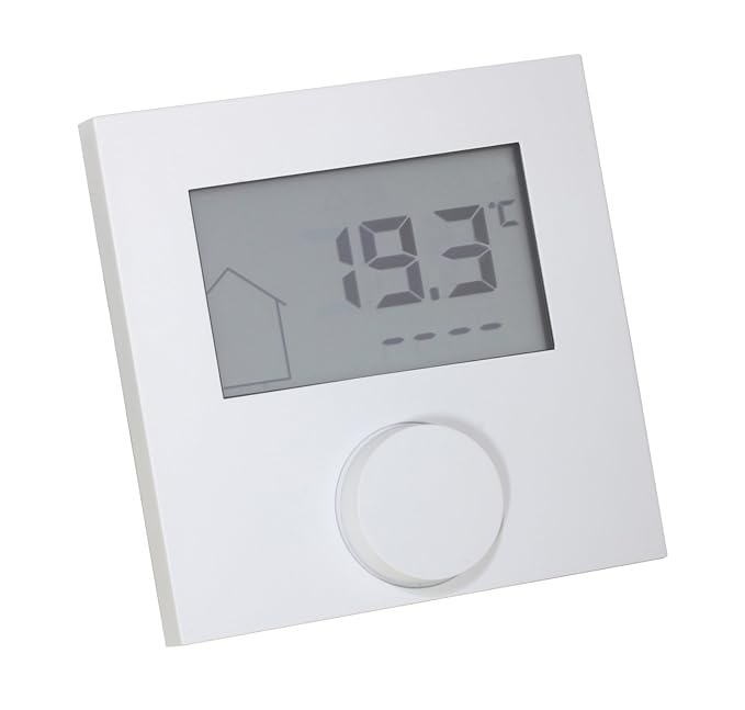 Raumthermostat LCD Alpha direct 24V weiß für Fußbodenheizung
