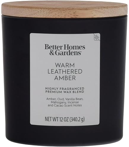 better homes and gardens tobacco leaf candle Amazon.com: Better Homes and Gardens Tobacco Leaf and Amber Scented 2 Wick  12oz Ombre Jar Candle, Pink Peppercorn, Citrus, Tobacco Leaf, Amber, Wood  Scent(Pack of 2) : Home & Kitchen