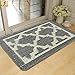 EN'DA Home Entrance Doormat Fiber with Various Pattern Bathroom Doormat 19 by 30.7-Inch (Gray)