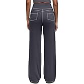 G4Free Women's EverGoing Wide Leg Pants Casual High Waisted Yoga Pants with 4 Pockets Stretch