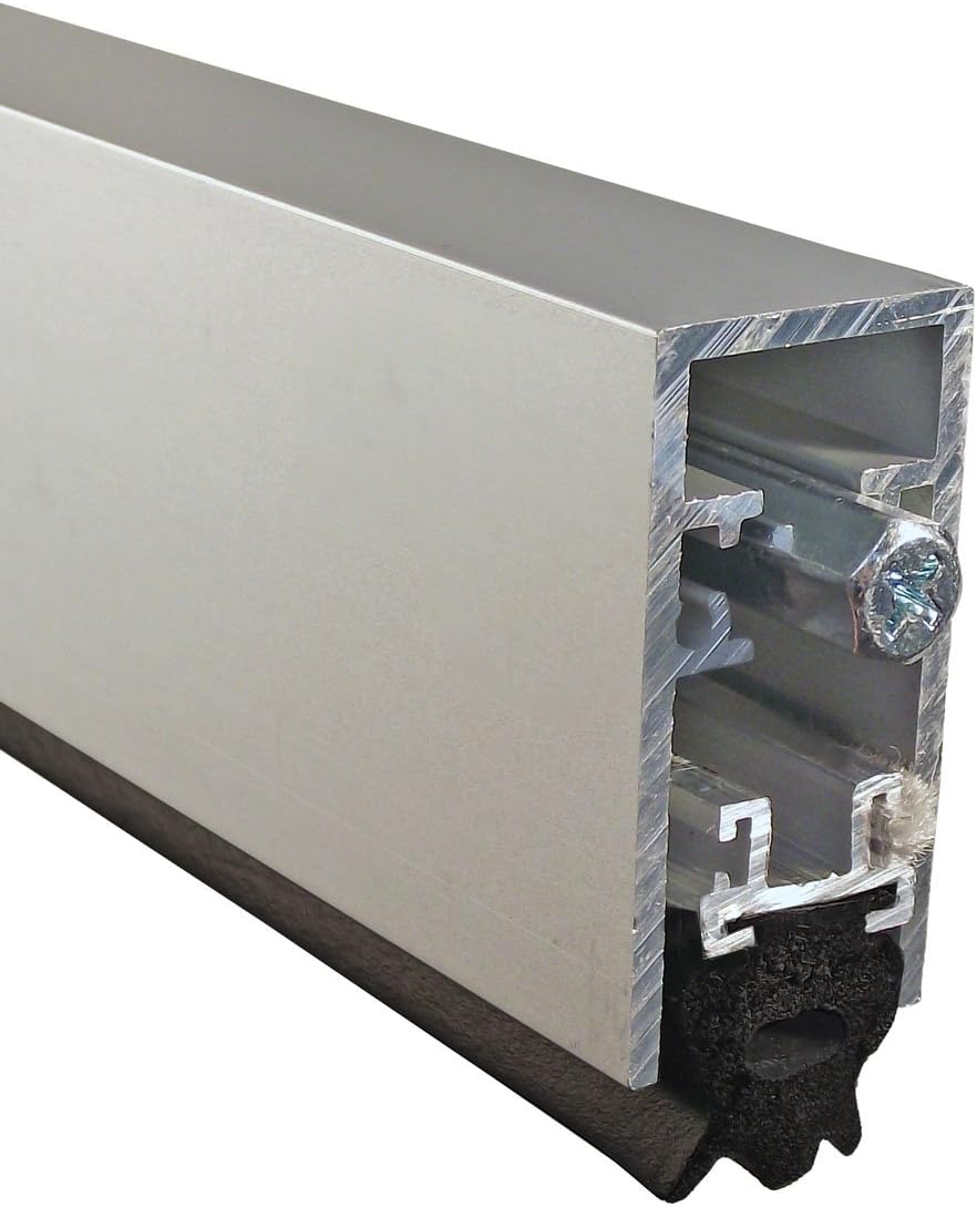 Pemko 4301CRL Automatic Door Bottom, Clear Aluminum Surface Mounted