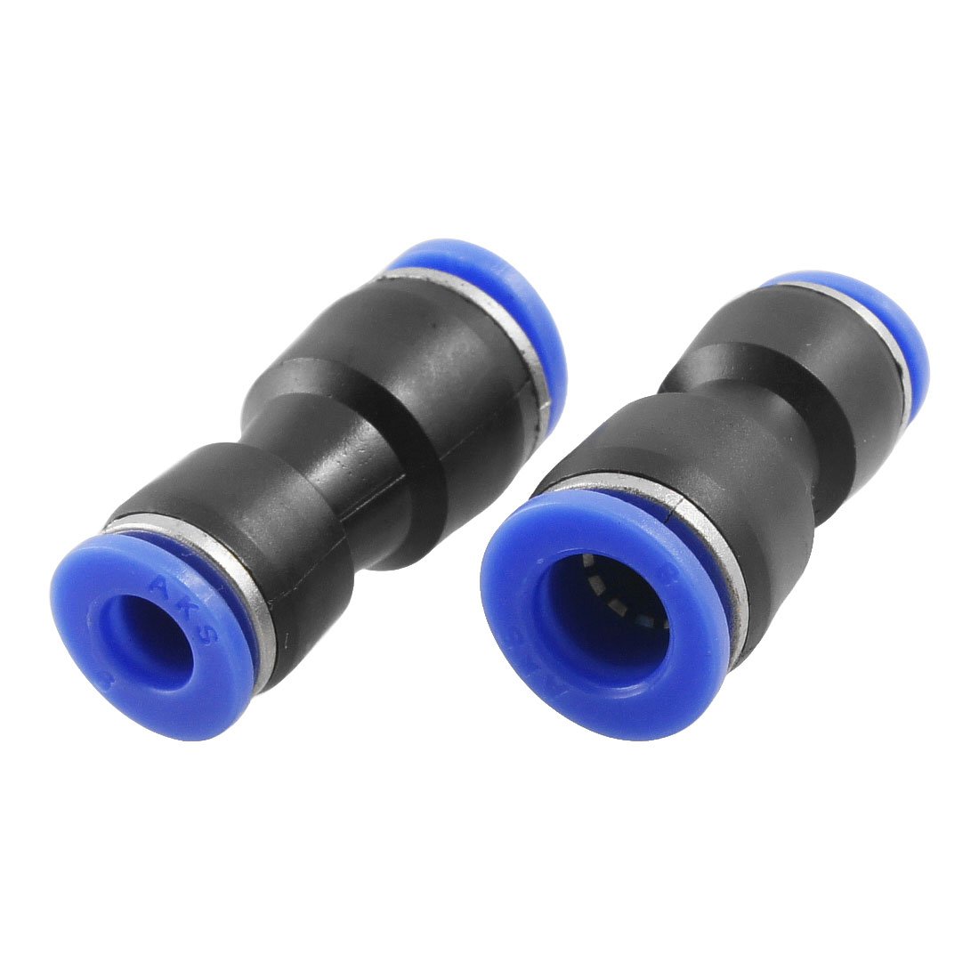 Sourcingmap 2 Pcs 8mm to 6mm Straight Pneumatic Fitting Push in Quick Connectors