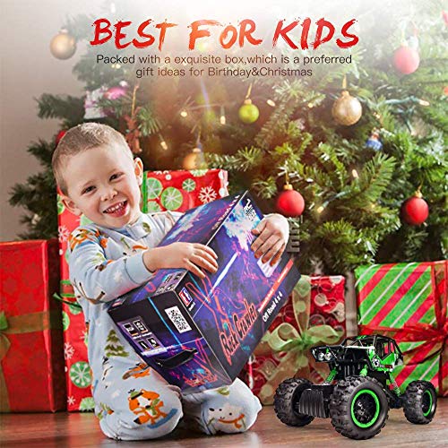 DOUBLE E 1/12 RC Rock Crawler Remote Control Truck 4WD Rechargeable Vehicles Off-Road Car - Thumbnail 6