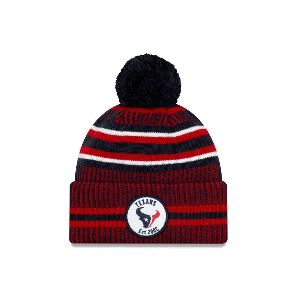 New Era Houston Texans On Field Home Beanie Men's Beanie - Navy, One Size