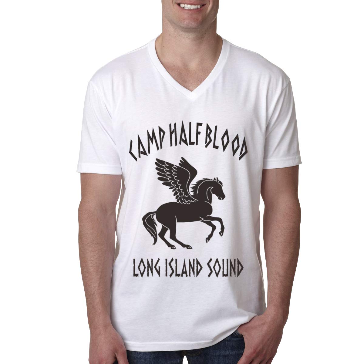Camp Half Blood Black S Short Sleeve T Shirts Tops Teevimy