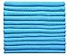 Sinland Microfiber Waffle Weave Dish Cloths Household Kitchen Cleaning Cloth Wiping Cloth Wash Cloth 13Inchx13Inch Turquoise 12 Pack